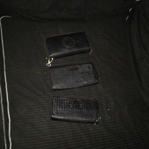 Black wallets